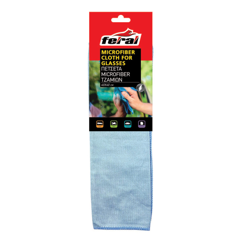 Πετσέτα Microfiber Feral Για Τα Τζάμια Επαγγελματική 40x40cm 1 Τεμάχιο Auto GS 25503 Πετσέτα Microfiber Feral Για Τα Τζάμια Επαγγελματική 40x40cm 1 Τεμάχιο Auto GS 25503