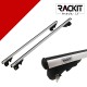 Μπάρες Οροφής Αλουμινίου Universal Rackit RK004-1-135cm Railing System Σετ Με Πόδια Και Κλειδαριά Τετράγωνες Ασημί 2 Τεμάχια Auto GS 28839 Μπάρες Οροφής Αλουμινίου Universal Rackit RK004-1-135cm Railing System Σετ Με Πόδια Και Κλειδαριά Τετράγωνες Ασημί 2 Τεμάχια Auto GS 28839