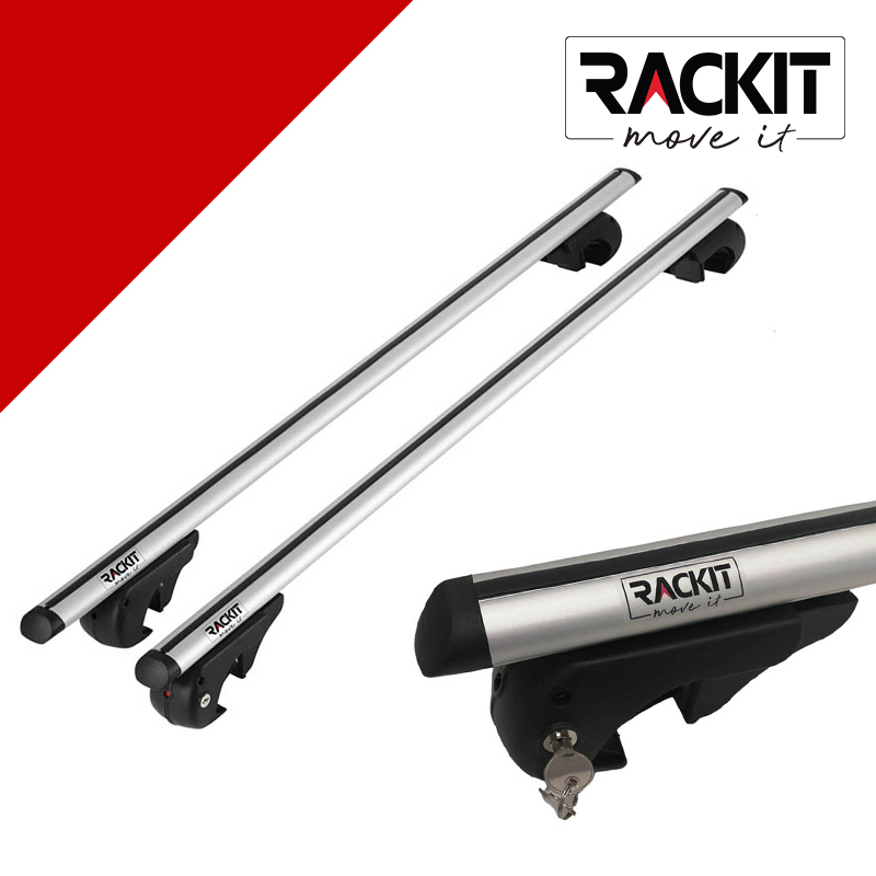 Μπάρες Οροφής Αλουμινίου Universal Rackit RK004-120cm Railing System Σετ Με Πόδια Και Κλειδαριά Οβάλ Ασημί 2 Τεμάχια Auto GS 28840 Μπάρες Οροφής Αλουμινίου Universal Rackit RK004-120cm Railing System Σετ Με Πόδια Και Κλειδαριά Οβάλ Ασημί 2 Τεμάχια Auto GS 28840
