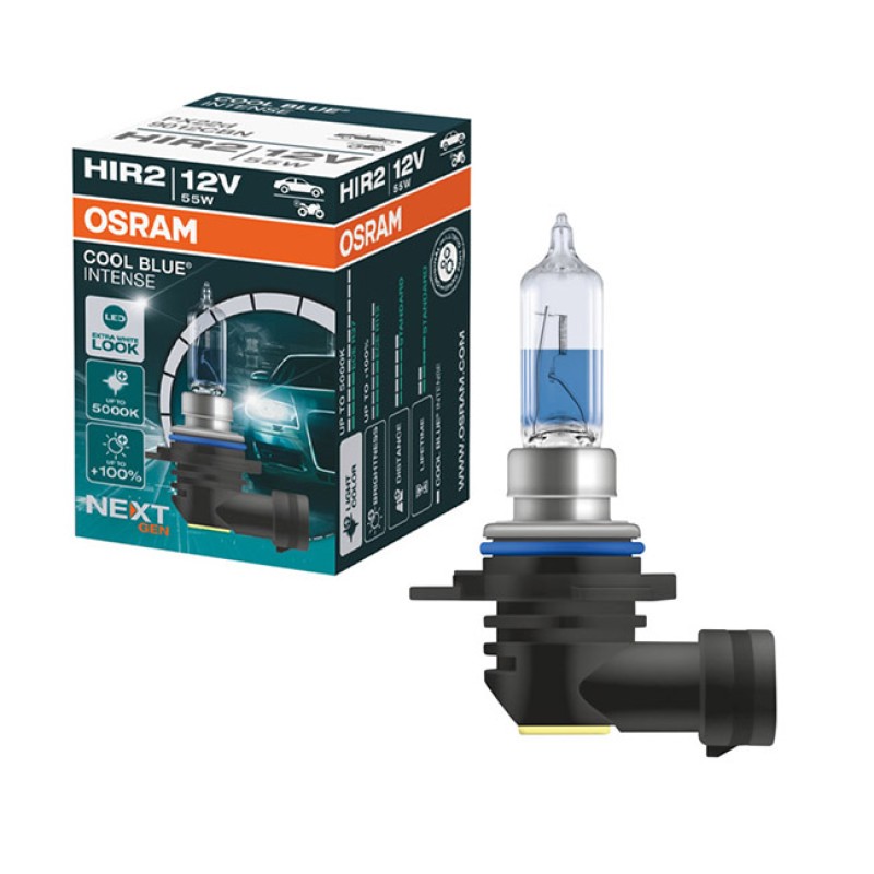 Λάμπα Αλογόνου HIR2 9012 12V 55w Cool Blue Intense Next Generation 5000κ Osram 9012CBN 1 Τεμάχιο Auto GS 35987