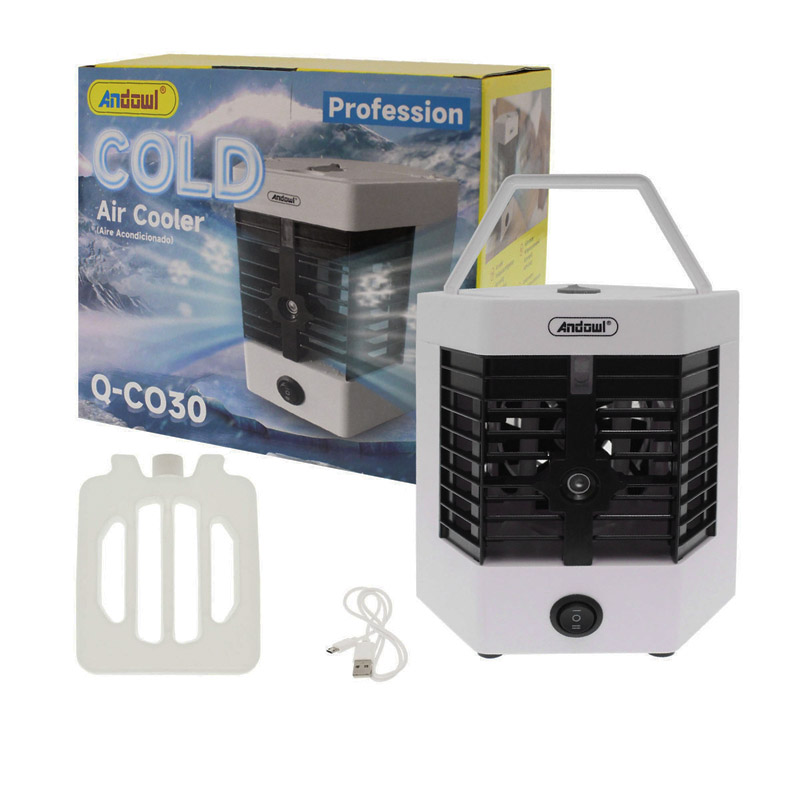Mini Κλιματιστικό Υγραντήρας Andowl Q-C030 1 Τεμάχιο Auto GS 39548 Mini Κλιματιστικό Υγραντήρας Andowl Q-C030 1 Τεμάχιο Auto GS 39548