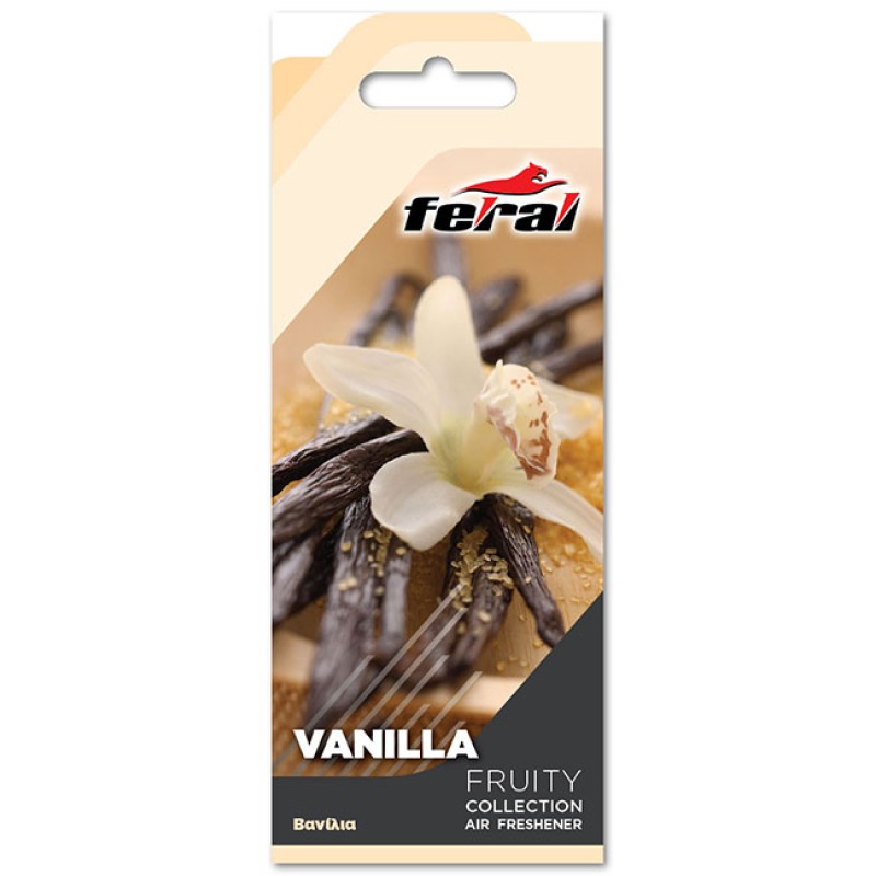 Σετ Αρωματικών Αυτοκινήτου Feral Fruity Collection Vanilla 3 Τεμάχια