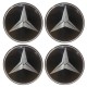 Αυτοκόλλητα Ζαντών Σμάλτο Mercedes 60mm 4 Τεμάχια