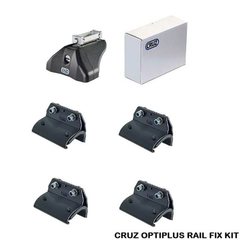 Πόδια / Άκρα Για Μπάρες Οροφής CRUZ Optiplus Rail FIX 936-602 Για Ford Focus Active 19+ Με Ενσωματωμένο Railing Σετ 4 Τεμάχια