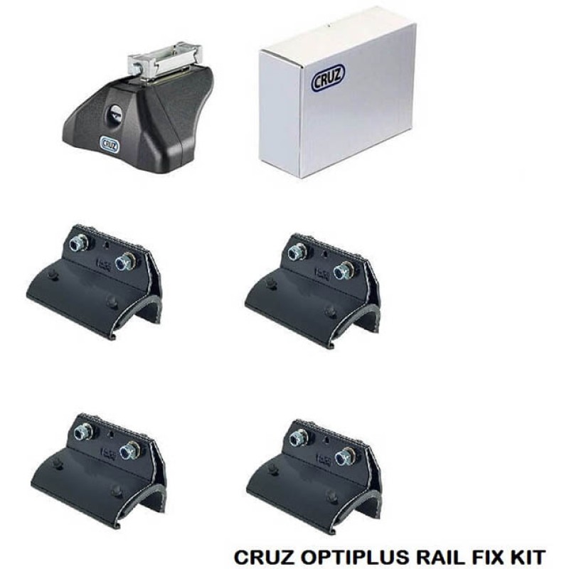 Πόδια / Άκρα Για Μπάρες Οροφής CRUZ Optiplus Rail Fix 936-625 Για Renault Captur 2019+ / Mitsubishi ASX 2023+ Σετ 4 Τεμάχια