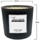 Αρωματικό Κερί Σόγιας Themagio Pure Musk 700gr 1 Τεμάχιο