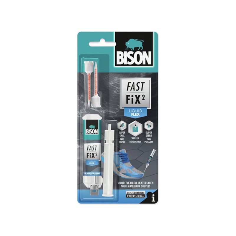 BISON Fast Fix² Liquid Flex Two-Component Adhesive