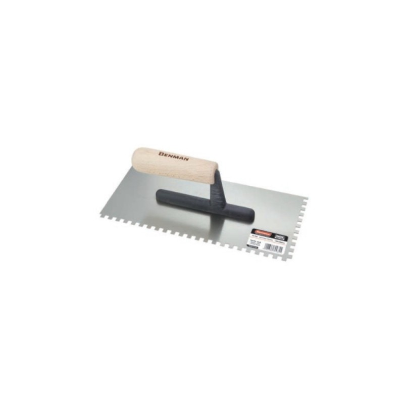 Tile Trowel with Square Tooth 6x6mm BENMAN