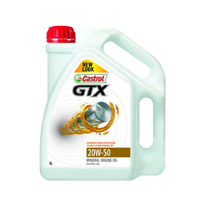 CASTROL 20W50 GTX 4L oil