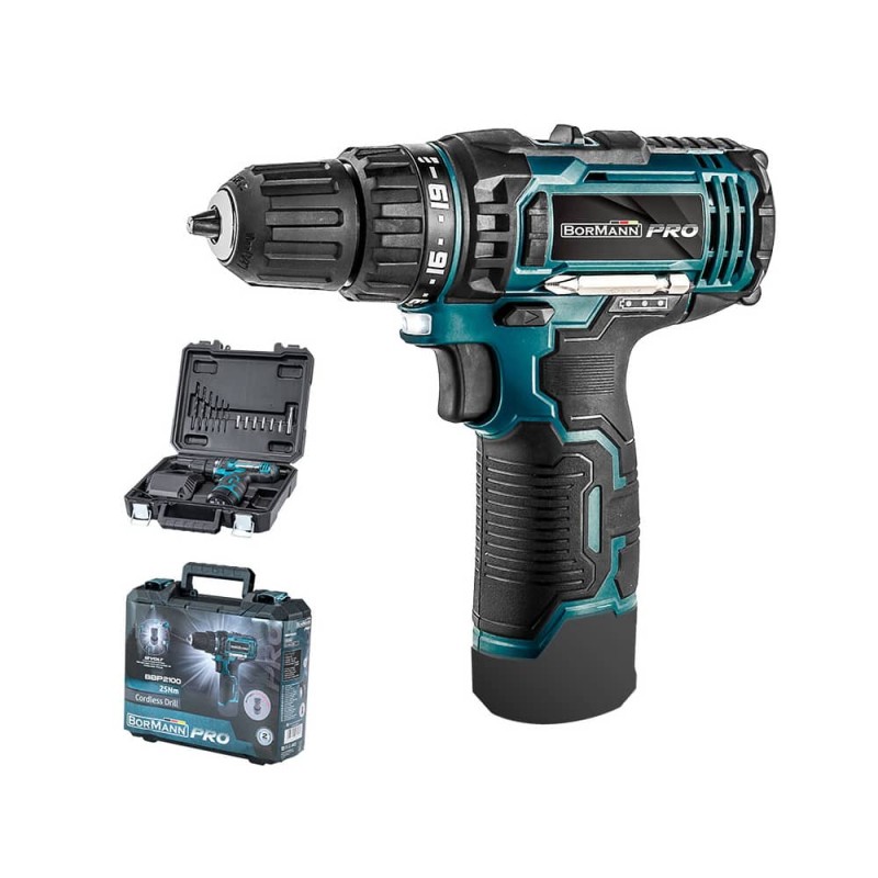 Cordless Drill BORMANN BBP2100 12V 1X1.3Ah Cordless Drill BORMANN BBP2100 12V 1X1.3Ah
