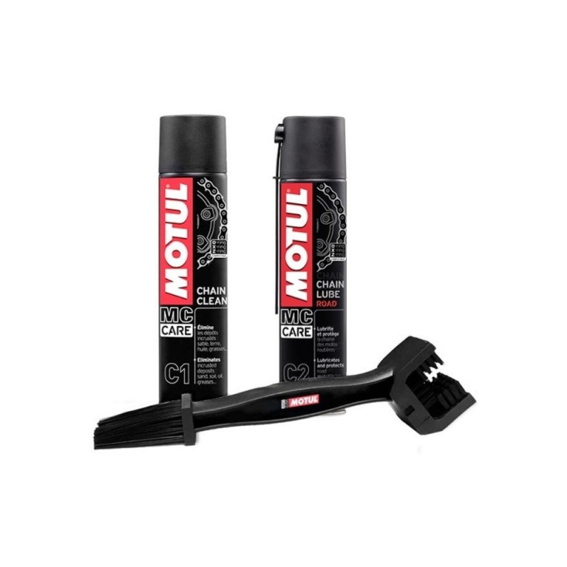 MOTUL C1-C3 Chain Cleaning-Lubrication Set - GIFT CLEANING BRUSH MOTULC1C2_KIT-LM MOTUL C1-C3 Chain Cleaning-Lubrication Set - GIFT CLEANING BRUSH MOTULC1C2_KIT-LM