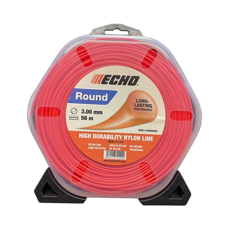 Μεσινέζα ECHO 3.0mm 56m Στρόγγυλη Πορτοκαλί