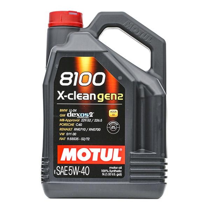 Λάδι MOTUL 8100 5W40 X-clean gen2 5L