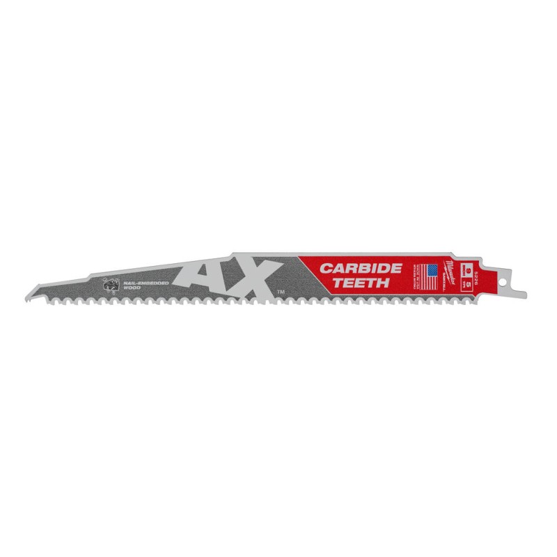 THE AX™ CARBIDE TEETH ΛΑΜΑ ΣΠΑΘΟΣΕΓΑΣ ΒΑΡΕΩΣ ΤΥΠΟΥ 230mm MILWAUKEE 48005226