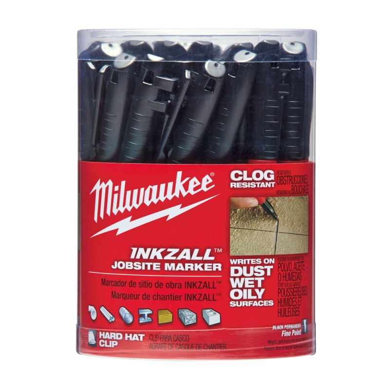 INKZALL™ ΜΑΡΚΑΔΟΡΟΣ ΛΕΠΤΗΣ ΜΥΤΗΣ ΜΑΥΡΟΣ MILWAUKEE 48223100