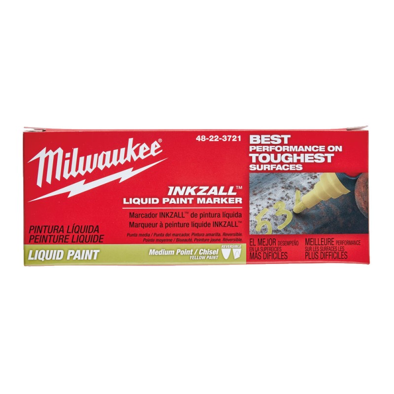 INKZALL™ ΜΑΡΚΑΔΟΡΟΣ ΜΕ ΜΠΙΛΙΑ ΚΙΤΡΙΝΟ MILWAUKEE 48223721