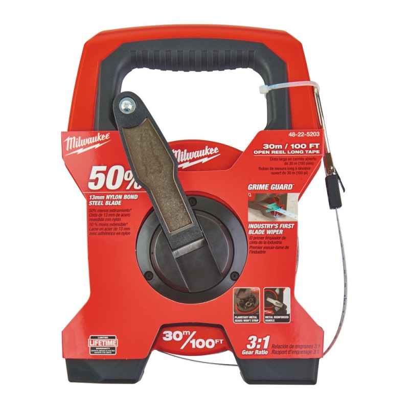 30M/100 FT ΜΕΤΡΟΤΑΙΝΙΑ ΑΝΟΙΧΤΟΥ ΤΥΠΟΥ | Milwaukee 45242486069 30M/100 FT ΜΕΤΡΟΤΑΙΝΙΑ ΑΝΟΙΧΤΟΥ ΤΥΠΟΥ | Milwaukee 45242486069