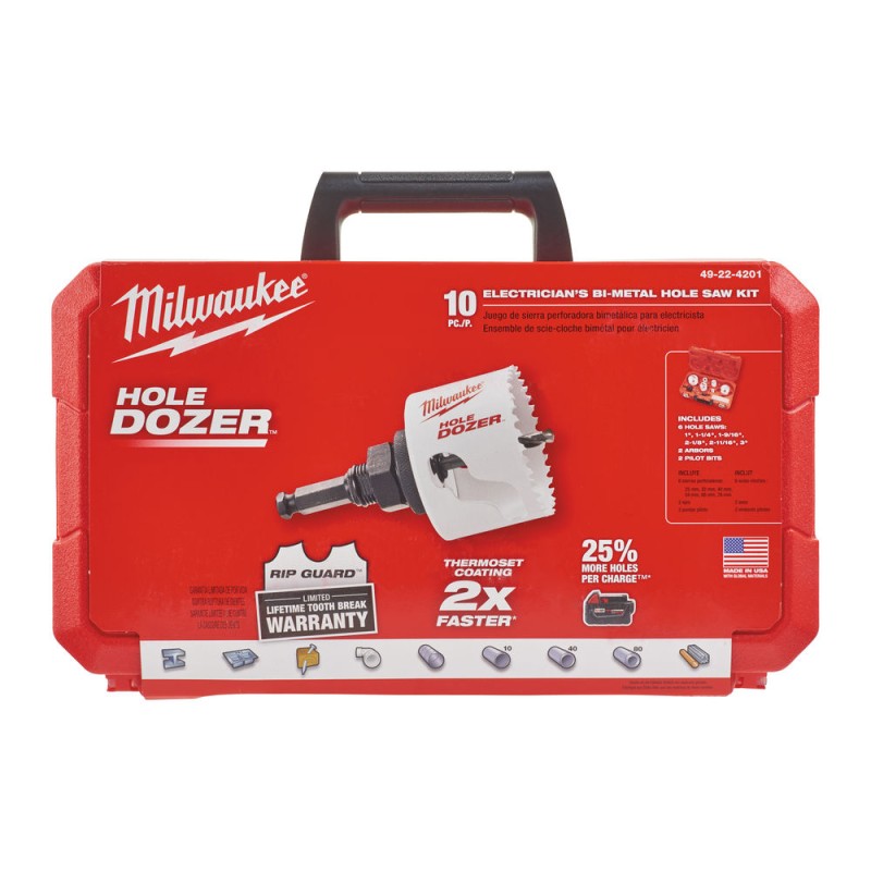 ΣΕΤ ΠΟΤΗΡΟΤΡΥΠΑΝΑ ΚΟΒΑΛΤΙΟΥ ΤΕΜ 10 | Milwaukee 45242348091 ΣΕΤ ΠΟΤΗΡΟΤΡΥΠΑΝΑ ΚΟΒΑΛΤΙΟΥ ΤΕΜ 10 | Milwaukee 45242348091