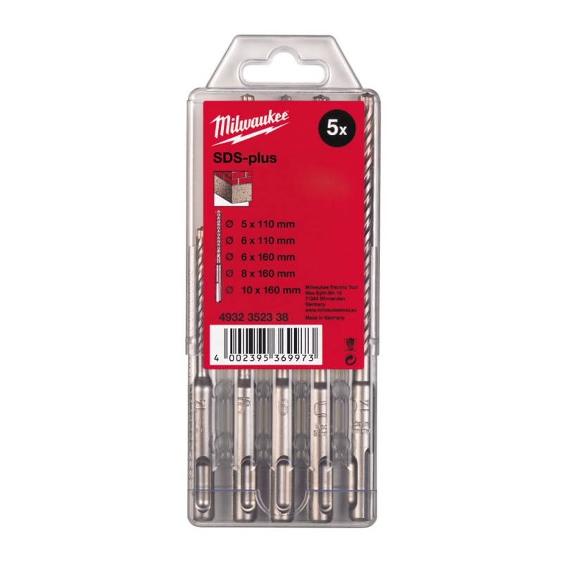 ΣΕΤ ΤΡΥΠΑΝΙΑ SDS+ MX2 ΤΕΜ 5 | Milwaukee 4002395369973 ΣΕΤ ΤΡΥΠΑΝΙΑ SDS+ MX2 ΤΕΜ 5 | Milwaukee 4002395369973