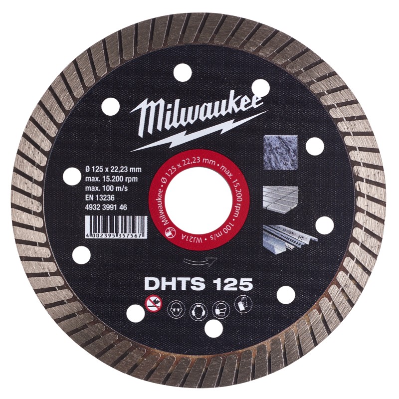 DHTS 125 ΔΙΑΜΑΝΤΟΔΙΣΚΟΣ Ø 125mm | Milwaukee 4002395357567 DHTS 125 ΔΙΑΜΑΝΤΟΔΙΣΚΟΣ Ø 125mm | Milwaukee 4002395357567