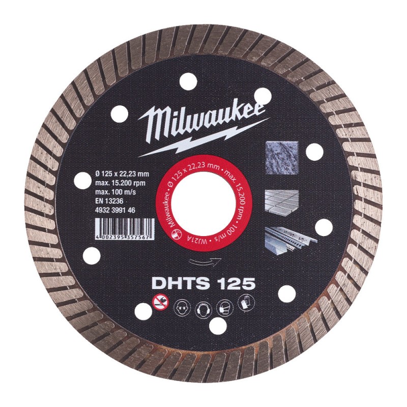 DHTS 125 ΔΙΑΜΑΝΤΟΔΙΣΚΟΣ Ø 125mm | Milwaukee 4002395357567 DHTS 125 ΔΙΑΜΑΝΤΟΔΙΣΚΟΣ Ø 125mm | Milwaukee 4002395357567