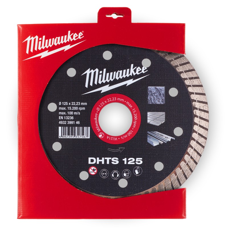DHTS 125 ΔΙΑΜΑΝΤΟΔΙΣΚΟΣ Ø 125mm | Milwaukee 4002395357567 DHTS 125 ΔΙΑΜΑΝΤΟΔΙΣΚΟΣ Ø 125mm | Milwaukee 4002395357567