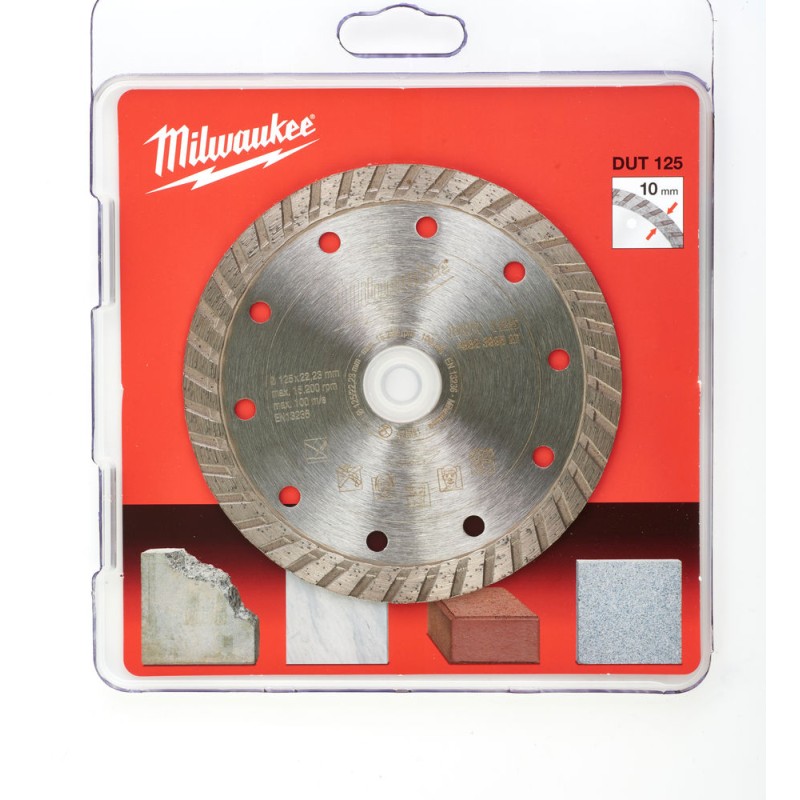 DUT 125 ΔΙΑΜΑΝΤΟΔΙΣΚΟΣ Ø 125mm | Milwaukee 4002395361748 DUT 125 ΔΙΑΜΑΝΤΟΔΙΣΚΟΣ Ø 125mm | Milwaukee 4002395361748