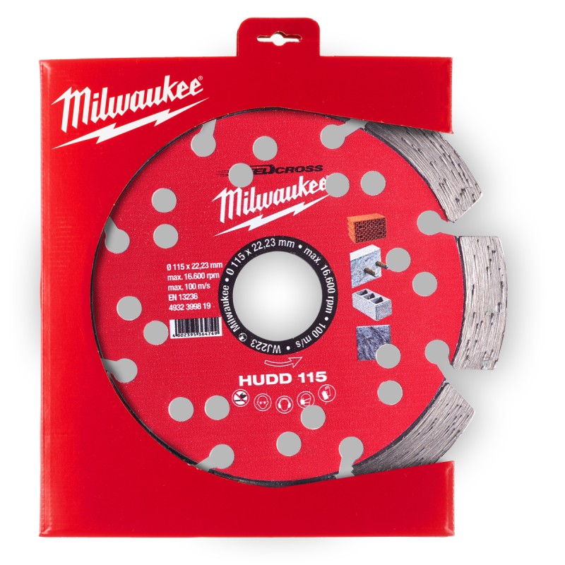 HUDD 115 SPEEDCROSS ΔΙΑΜΑΝΤΟΔΙΣΚΟΣ Ø 115mm | Milwaukee 4002395364749 HUDD 115 SPEEDCROSS ΔΙΑΜΑΝΤΟΔΙΣΚΟΣ Ø 115mm | Milwaukee 4002395364749