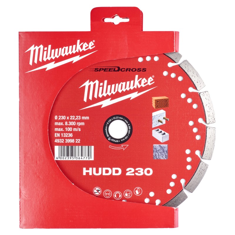 HUDD 230 SPEEDCROSS ΔΙΑΜΑΝΤΟΔΙΣΚΟΣ Ø 230mm | Milwaukee 4002395364770 HUDD 230 SPEEDCROSS ΔΙΑΜΑΝΤΟΔΙΣΚΟΣ Ø 230mm | Milwaukee 4002395364770
