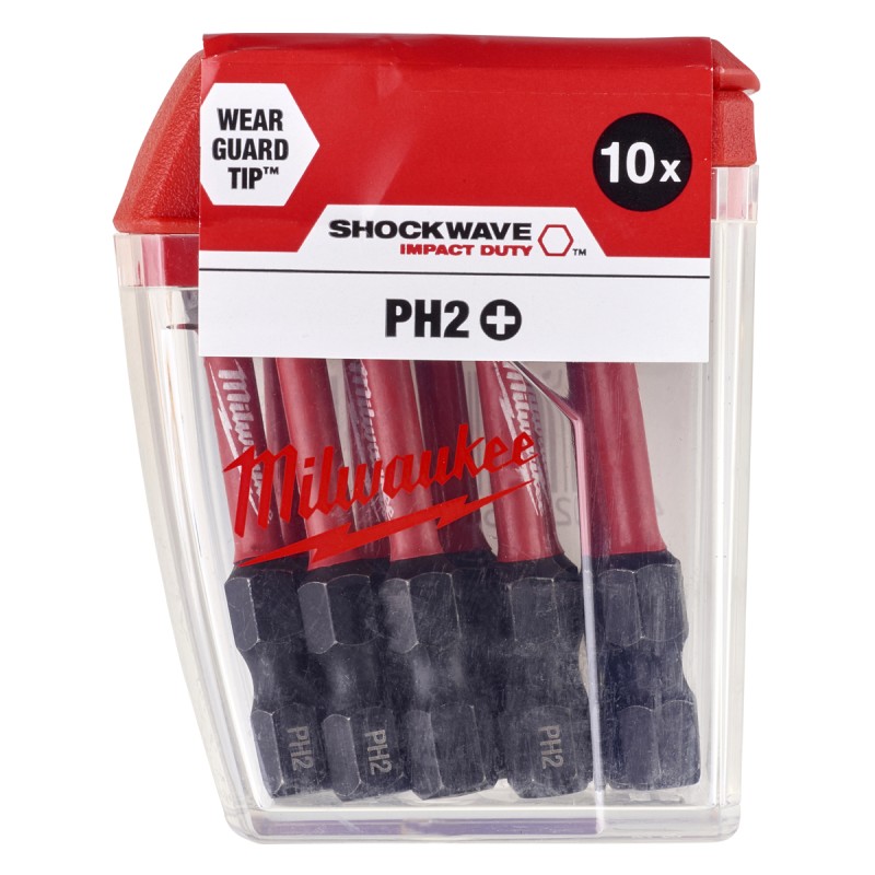 ΣΕΤ ΜΥΤΕΣ SHOCKWAVE™ PH2 X 50 ΤΕΜ 10 | Milwaukee 4002395385171 ΣΕΤ ΜΥΤΕΣ SHOCKWAVE™ PH2 X 50 ΤΕΜ 10 | Milwaukee 4002395385171
