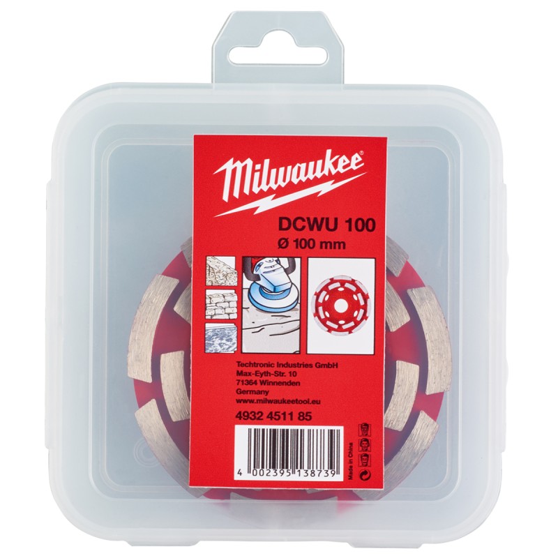 DCWU 100 ΔΙΑΜΑΝΤΟΔΙΣΚΟΣ ΛΕΙΑΝΣΗΣ Ø 100 | Milwaukee 4002395138739 DCWU 100 ΔΙΑΜΑΝΤΟΔΙΣΚΟΣ ΛΕΙΑΝΣΗΣ Ø 100 | Milwaukee 4002395138739