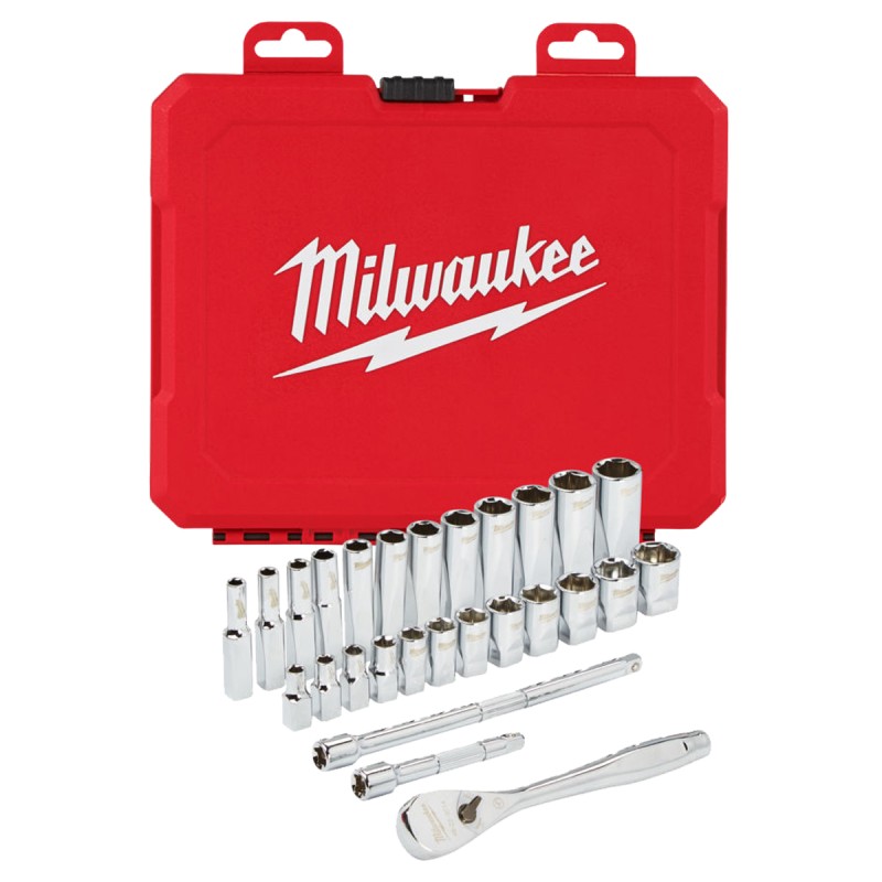 1⁄4 ΣΕΤ ΚΑΣΕΤΙΝΑ ΚΑΡΥΔΑΚΙΑ 28 ΤΕΜ | Milwaukee 4932464943