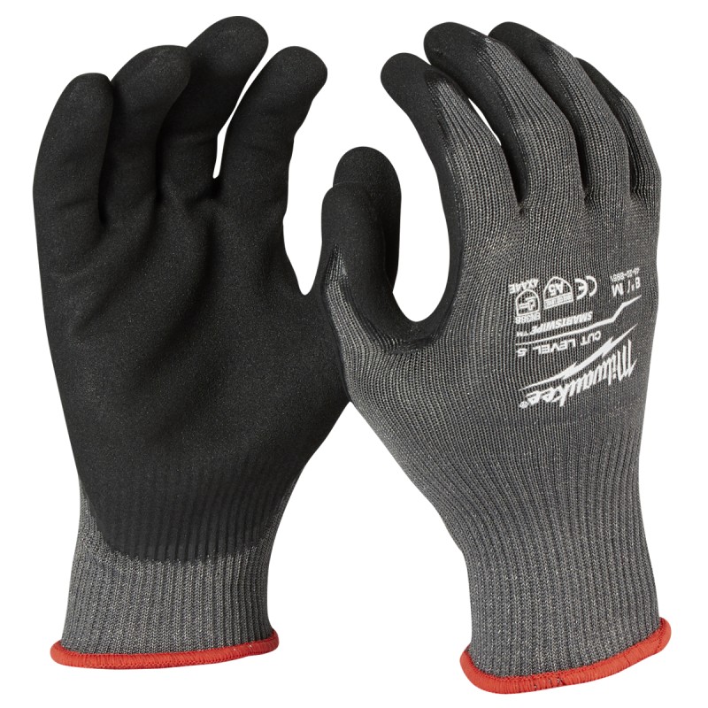 NITRILE GLOVES WITH CUT RESISTANCE L/9 LEVEL 5 MILWAUKEE 4932471425