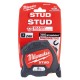 STUD™ II ΜΕΤΡΟ ΜΕ ΠΛΑΤΙΑ ΛΑΜΑ 8m MILWAUKEE 4932471627