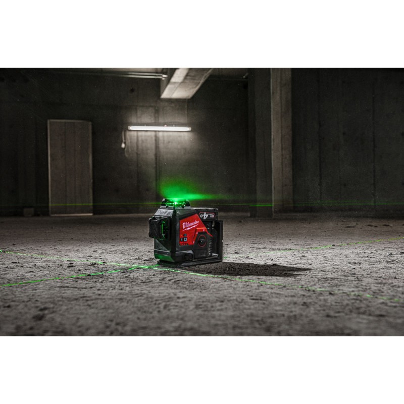 M12™ 3PLKIT-401P 360°  ΠΡΑΣΙΝΟ LASER 3ΩΝ ΕΠΙΠΕΔΩΝ ΣΕ ΚΙΤ ΜΕ ΕΞΑΡΤΗΜΑΤΑ MILWAUKEE 4933478960