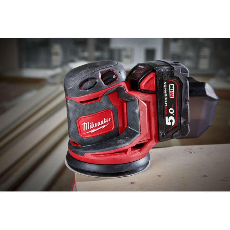 M18™ BOS125-502B ΕΚΚΕΝΤΡΟ ΠΕΡΙΣΤΡΟΦΙΚΟ ΤΡΙΒΕΙΟ 125mm | Milwaukee 4058546221744 M18™ BOS125-502B ΕΚΚΕΝΤΡΟ ΠΕΡΙΣΤΡΟΦΙΚΟ ΤΡΙΒΕΙΟ 125mm | Milwaukee 4058546221744