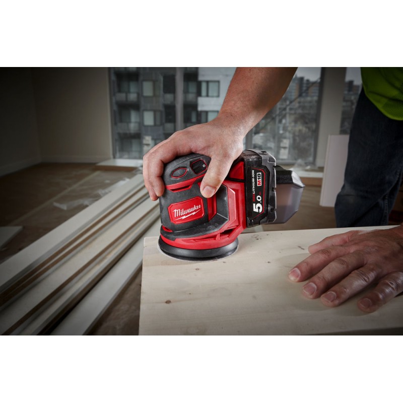 M18™ BOS125-502B ΕΚΚΕΝΤΡΟ ΠΕΡΙΣΤΡΟΦΙΚΟ ΤΡΙΒΕΙΟ 125mm | Milwaukee 4058546221744 M18™ BOS125-502B ΕΚΚΕΝΤΡΟ ΠΕΡΙΣΤΡΟΦΙΚΟ ΤΡΙΒΕΙΟ 125mm | Milwaukee 4058546221744