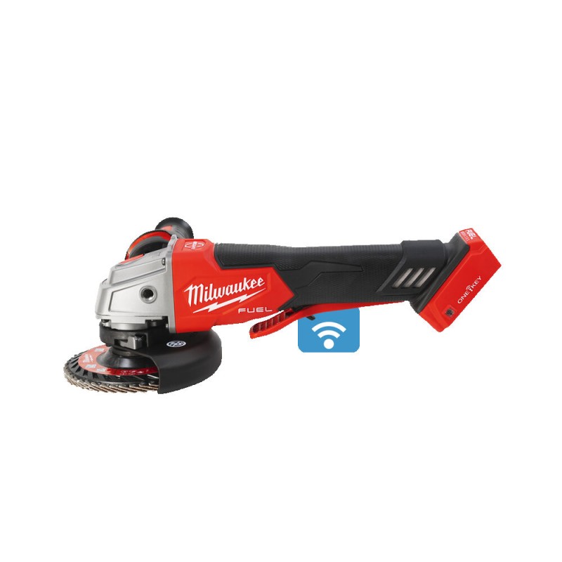 M18 FUEL™ ONE-KEY™ ONEFSAG125XPDB-0X HIGH PERFORMANCE ANGLE WHEEL Ø 125 MM WITH TRIGGER TYPE SWITCH AND BRAKE MILWAUKEE 4933478434