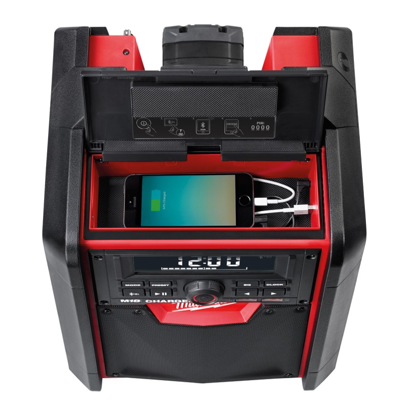 M18™ RC-0 ΡΑΔΙΟΦΩΝΟ ΦΟΡΤΙΣΤΗΣ ΕΡΓΟΤΑΞΙΟΥ ΜΕ BLUETOOTH | Milwaukee 4002395005420 M18™ RC-0 ΡΑΔΙΟΦΩΝΟ ΦΟΡΤΙΣΤΗΣ ΕΡΓΟΤΑΞΙΟΥ ΜΕ BLUETOOTH | Milwaukee 4002395005420