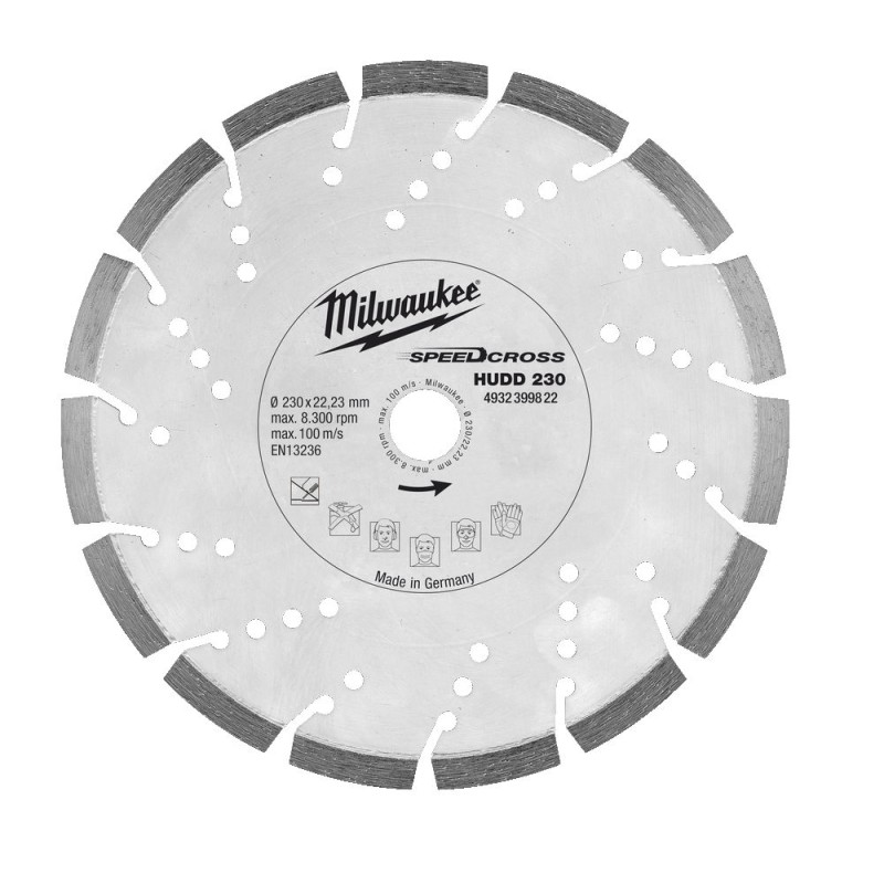 HUDD 230 SPEEDCROSS ΔΙΑΜΑΝΤΟΔΙΣΚΟΣ Ø 230mm | Milwaukee 4002395364770 HUDD 230 SPEEDCROSS ΔΙΑΜΑΝΤΟΔΙΣΚΟΣ Ø 230mm | Milwaukee 4002395364770