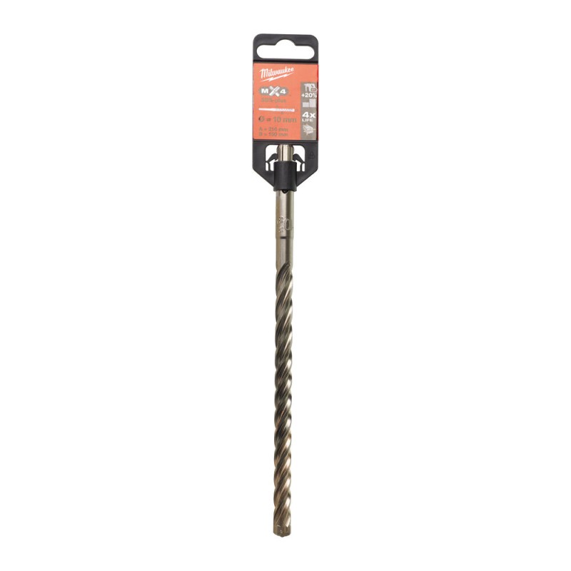 MX4 SDS-PLUS ΤΡΥΠΑΝΙ 10x210 - 4ΚΟΠΩΝ | Milwaukee 4002395366842 MX4 SDS-PLUS ΤΡΥΠΑΝΙ 10x210 - 4ΚΟΠΩΝ | Milwaukee 4002395366842