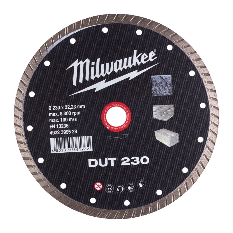 DUT 230 ΔΙΑΜΑΝΤΟΔΙΣΚΟΣ Ø 230mm | Milwaukee 4002395361762 DUT 230 ΔΙΑΜΑΝΤΟΔΙΣΚΟΣ Ø 230mm | Milwaukee 4002395361762