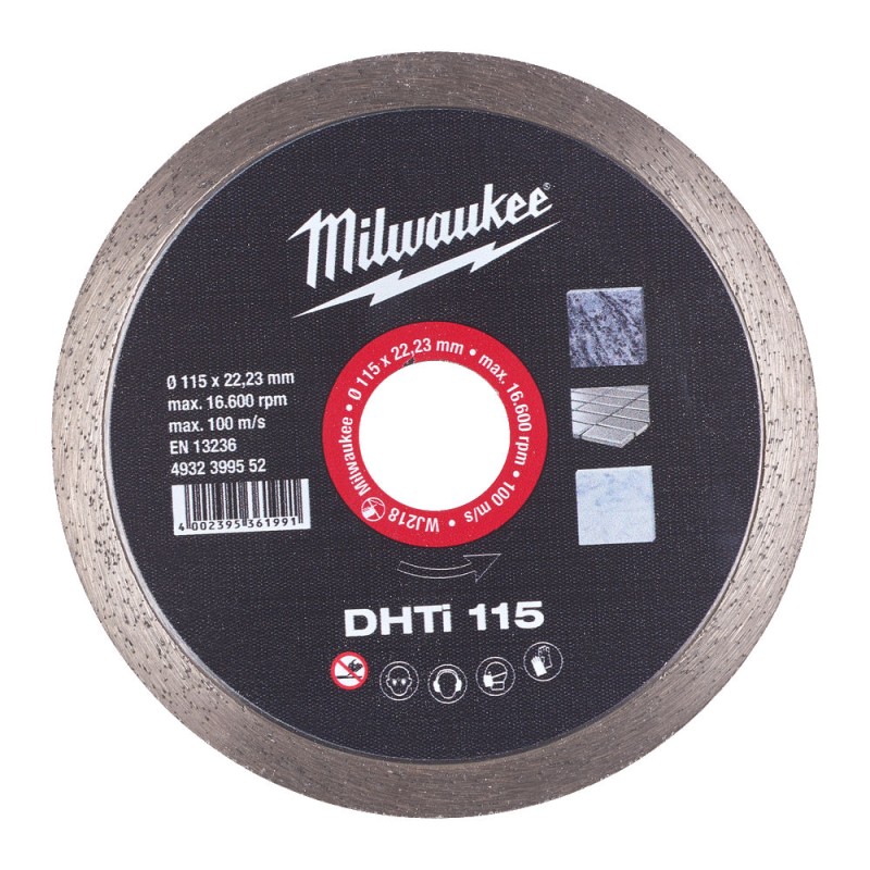 DHTI 115 ΔΙΑΜΑΝΤΟΔΙΣΚΟΣ Ø 115mm | Milwaukee 4002395361991 DHTI 115 ΔΙΑΜΑΝΤΟΔΙΣΚΟΣ Ø 115mm | Milwaukee 4002395361991