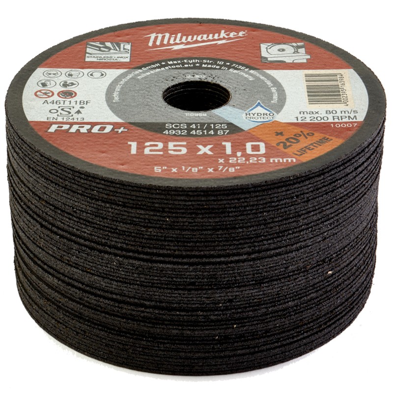 SCS 41 / 125 PRO+ ΛΕΠΤΟΣ ΔΙΣΚΟΣ ΚΟΠΗΣ ΜΕΤΑΛΛΟΥ Ø 125mm | Milwaukee 4002395163984 SCS 41 / 125 PRO+ ΛΕΠΤΟΣ ΔΙΣΚΟΣ ΚΟΠΗΣ ΜΕΤΑΛΛΟΥ Ø 125mm | Milwaukee 4002395163984