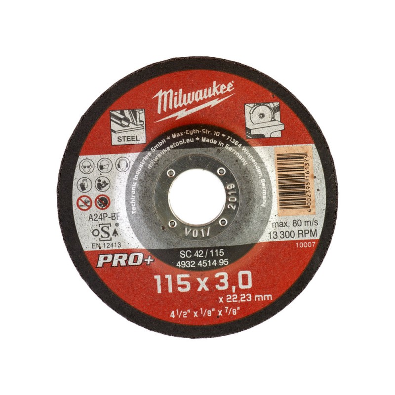 SCS 41 / 115 PRO+ ΛΕΠΤΟΣ ΔΙΣΚΟΣ ΚΟΠΗΣ ΜΕΤΑΛΛΟΥ Ø 115mm | Milwaukee 4002395163953 SCS 41 / 115 PRO+ ΛΕΠΤΟΣ ΔΙΣΚΟΣ ΚΟΠΗΣ ΜΕΤΑΛΛΟΥ Ø 115mm | Milwaukee 4002395163953