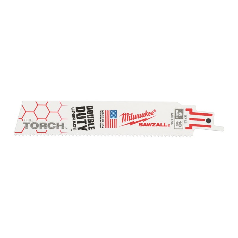 TORCH™ ΛΑΜΑ ΒΑΡΕΩΣ ΤΥΠΟΥ ΓΙΑ ΜΕΤΑΛΛΑ 150MM x 10 Tpi - 5 ΤΜΧ | Milwaukee 48005712