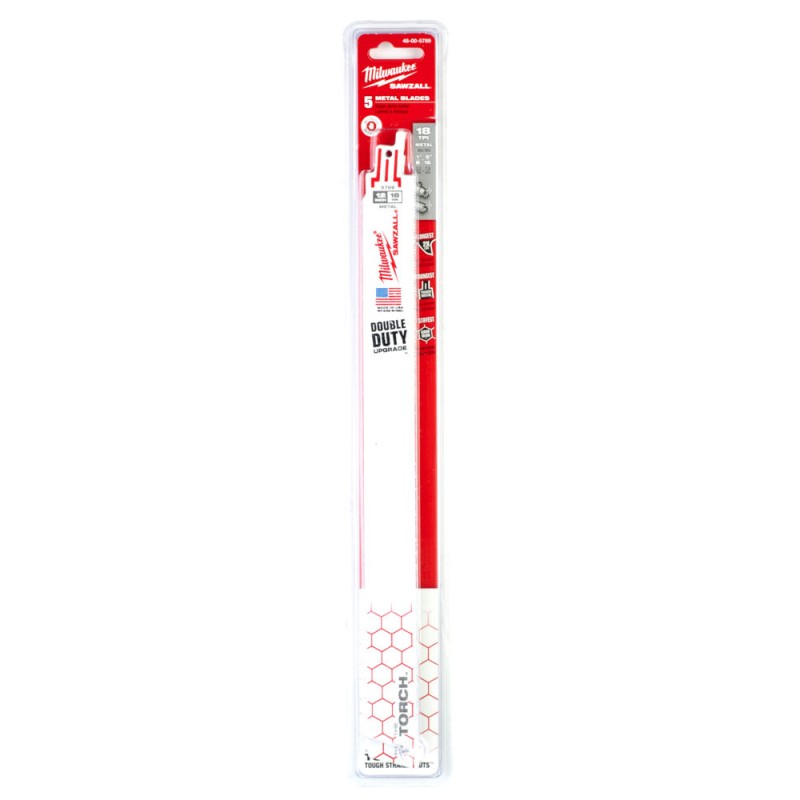 TORCH™ ΛΑΜΑ ΒΑΡΕΩΣ ΤΥΠΟΥ ΓΙΑ ΜΕΤΑΛΛΑ 300MM x 18 Tpi - 5 ΤΜΧ | Milwaukee 48005789