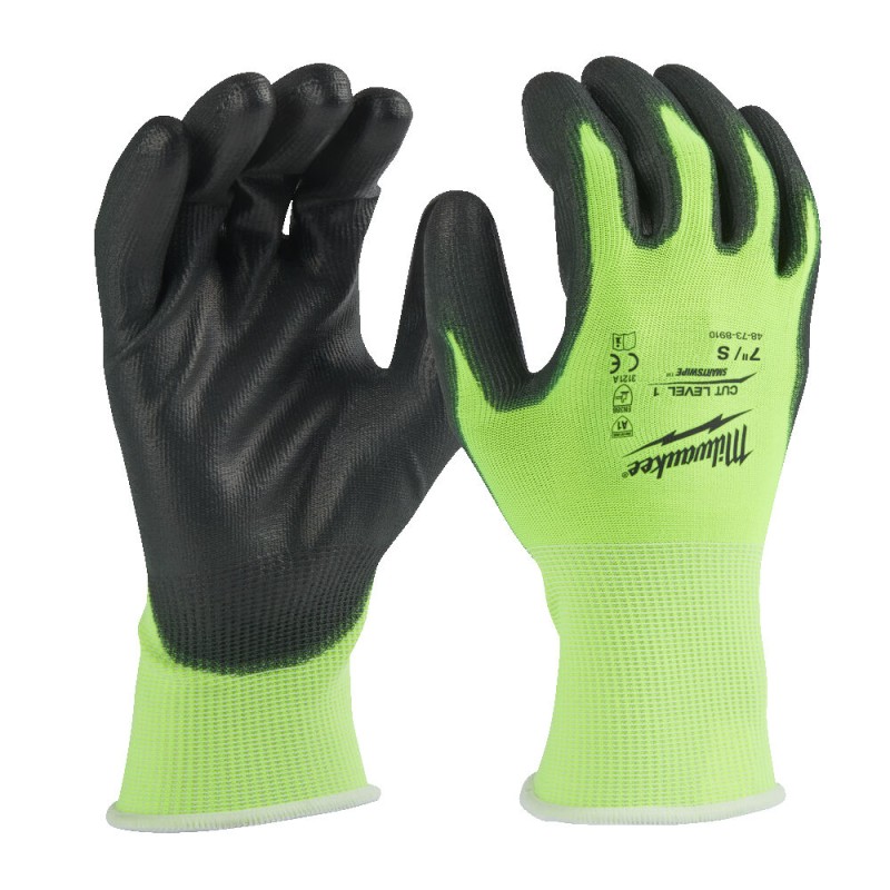 FLUORESCENT CUT PROTECTION GLOVES L/9 LEVEL 1/A MILWAUKEE 4932479918