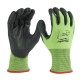 FLUORESCENT CUT PROTECTION GLOVES M/8 LEVEL 5/E MILWAUKEE 4932479932