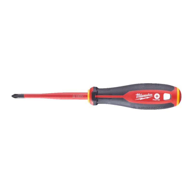 TRI-LOBE VDE ΚΑΤΣΑΒΙΔΙ ΣΤΑΥΡΟΥ PH2 x100 MILWAUKEE 4932478722